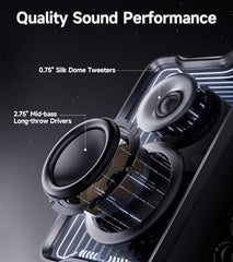 Edifier QR30 Active Desktop Speaker with Bluetooth V5.4, Dynamic Light Effects - 30 Watt RMS - Black