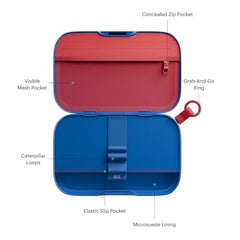 DailyObjects Vault Tech Kit Organiser for Canon EOS R50V | Compact Travel Case for Camera Cables, Chargers, Memory Cards & Accessories | Durable & Stylish Storage Pouch