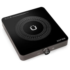 CΓRAA IndiePro Induction Stove | 6kV Surge Protection | 2100 W Induction Chulha | Rotary Knob Control | Timer Function | Incremental Heat Adjustment | 2 Year Warranty