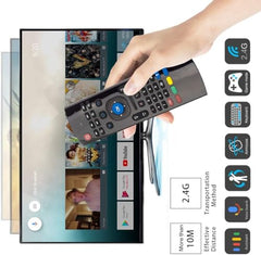 BEEBIRD Voice Air Mouse Remote Controller with Keyboard - 2.4 Ghz Wireless Connection, Intelligent Learning (IR), Voice Control Air Fly Smart Remote for PC, Smart TV, Android TV Box
