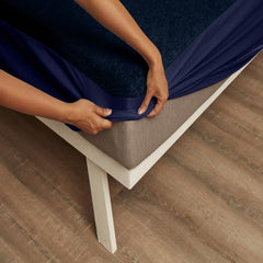 Wakefit 100% Waterproof Premium Terry Cotton Mattress Protector, King - 78x72 inch | Breathable and Hypoallergenic Ultra Soft Fitted Bed Protector, Grey | Fits Mattress Upto 10 inches