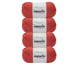 WOAFASHIONS - World of Arts Impulse Hand Knitting & Crochet Yarn, Premium Acrylic, 4 : Medium (Anchor Grey) (100gms / 3.5oz / 200mtr / 218yds)
