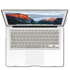 Saco Case for MacBook Air 13 Inch (2010-2017, Models A1466/A1369) – Hard Shell Plastic Protective Cover, Compatible with Old Version Mac Air 13 Inch - Crystel Grey