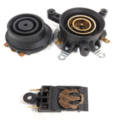 RSNR 13A AC 250V Switch Electric Kettle Thermostat alongwith Normal Close Tempearture Control Kettle Thermostat W Socket Electric Kettle Part,Black,Regular…