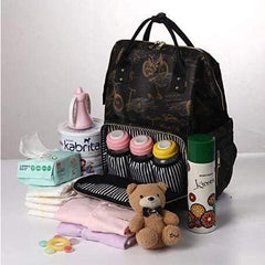 SYGA Multipurpose Large Capacity Mom's Backpack Diaper Bag(Black)
