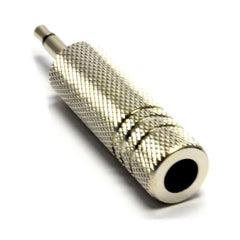 SeCro 3.5Mm Stereo Male To 6.3Mm Stereo Female Adapter Converter ((1 Pack) Silver), auxiliary