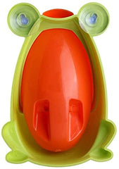 Syga Cute Frog Children Potty Toilet Training Urinal for Boys, Pee Trainer Bathroom Kids Urinal with Whirling Target for Perfect Mommy's Helper