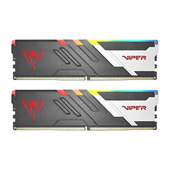 Patriot Memory Viper Venom RGB DDR5 32GB (2 x 16GB) 6800MHz UDIMM Desktop Gaming Memory KIT PVVR532G680C34K