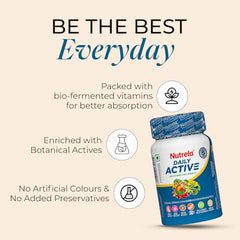 Nutrela Multivitamin by Patanjali | 30 Veg Capsule Pack of 2 | With Vitamins, Minerals, Natural Extracts & Amino Acids | Daily Wellness Supplement for Men & Women