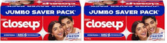 Close Up Toothpaste | Long lasting 18 Hours Of Fresh Breath & White Teeth - 600g (Pack of 4)