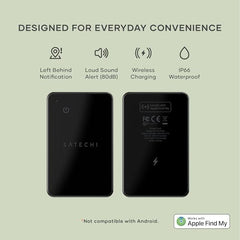Satechi FindAll Wallet Card, Find My Compatible Tracker, Desert Rose