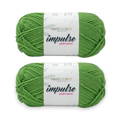 WOAFASHIONS - World of Arts Impulse Hand Knitting & Crochet Yarn, Premium Acrylic, 4 : Medium (Anchor Grey) (100gms / 3.5oz / 200mtr / 218yds)