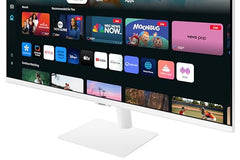 Samsung 27" M5 Smart Monitor with Smart TV Experience (Smartchoice) |FHD 1920 x 1080| Screen Mirroring | IPS Pane l TV Plus| Speakers | Adaptive Sound | Wi-Fi | HDMI |Bluetooth| LS27FM500EWXXL | Black