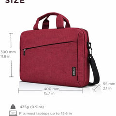 S. B. COLLECTION Waterproof Laptop Side Bag 30 L Trolley Attach Bag with File Compartment for Daily Routine Use (Maroon)