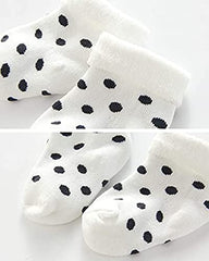 MOMISY 5 Pairs Baby Girl Boys Tube ankle Bamboo Socks for Baby Girl BoysToddlers Infant kids (Grey, 0 Months to 6 Months)