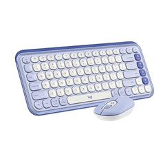 Logitech POP ICON Combo, Bluetooth Keyboard and Mouse Combo, Comfortable Typing, programmable Keys and Buttons, Quiet clicks, Easy-Switch up to 3 Devices - Graphite