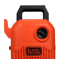 BLACK+DECKER BEPW1600 1300W 1600 PSI 110 Bar Pressure Washer for Car, Bike, Home & Garden Cleaning Use with Multiple Accessories Included, 1 Year Warranty, Orange & Black