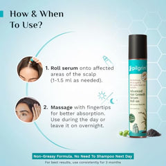 Pilgrim Advanced Hair Growth Serum with 3% Redensyl & 4% AnaGain -100ml | New Hair Growth in 28 Days, Korean Black Rice, Rosemary, Reduce Hair Fall, Hair Regrowth, Increase Hair Density, Thicker Hair