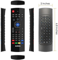 BEEBIRD Voice Air Mouse Remote Controller with Keyboard - 2.4 Ghz Wireless Connection, Intelligent Learning (IR), Voice Control Air Fly Smart Remote for PC, Smart TV, Android TV Box