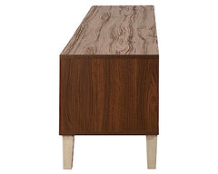 DeckUp Soneva Engineered Wood TV Unit (Wotan Oak & White, Matte Finish)