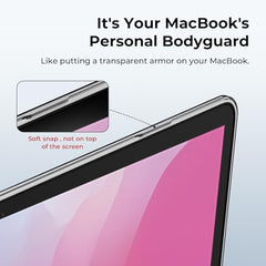 EooCoo Clear Case for Apple MacBook Pro 13 inch Cover M2 M1 2016-2022