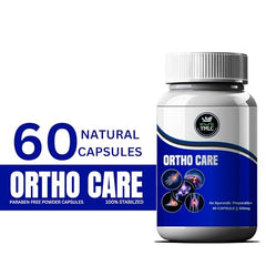 YMLC Ortho Care Capsule Natural Pain Relief Capsules | Best for Muscle Pain, Back Pain, Knee Pain, Neck Pain, Shoulder Pain, Joint Pain | Good For Men & Women | No Side Effects (pack of 1) 60 Capsules
