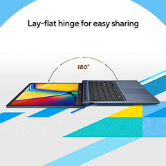 ASUS Vivobook 15 (2026),Intel Core 3 100U (i3-14th Gen),Intel iGPU, 8GB/512GB, FHD, 15.6"(39.6 cm),Windows 11,M365 Basic(1 Year)* Office 2024,Quiet Blue,1.7 Kg, X1504VAP-BQ1322WS,Thin & Light Laptop