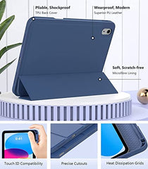 Amazon Basics Case for iPad Pro 11" 4/3/2/1 (2022/2021/2020/2018), Blue