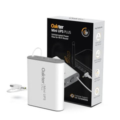 Oakter Mini UPS Basic for WiFi Router Broadband Modem | Supports 12V-2A Routers. Backup Upto 3 Hours | WiFi Router UPS Power Backup During Power Cuts| Current Surge & Deep Discharge Protection