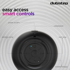 Dubstep Pop 600 Wireless Speaker, 15 Hrs Playtime, 52mm Driver, TWS Pairing, 6W Output Bluetooth Speakers (Grey)