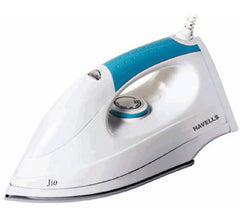 Havells Jio 1000-Watt Dry Iron (Blue) - 1000 Watts, Plastic