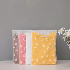 OSDUE Polyethylene Frosted Zipper Bags 30x35cm Pack of 10 – Transparent LDPE Zip Lock Storage Bags for Clothes, Shoes, Cosmetics, Jewellery, Toiletries & Travel