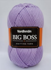 Vardhman BigBoss Knitting Yarn – 200g Ball, 575m, 84% Acrylic + 16% Nylon, 3-Ply DK Weight, Soft & Durable Wool for Knitting, Craft, babywear, blanket, winter wear; threads for crochet hook needle - Boss-15 - Cream