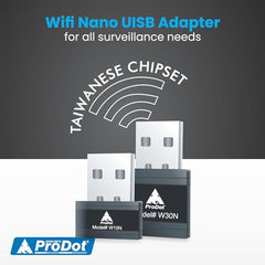Prodot USB WiFi Adapter I 150 Mbps 2.4GHz I Nano Size WiFi Dongle I Driver Free Wireless Network Adapter for Desktop PC Laptop, Support Windows 11, 10, 8.1, 8, 7, XP, Pack of 02