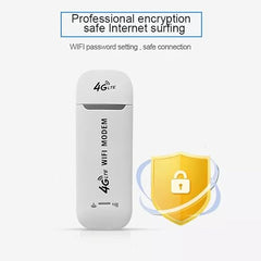 BEEBIRD® High Speed Portable 4G Wireless Modem- 150 Mbps 4G WiFi Dongle, All Sim Support WiFi Router, Connects Up to 10 Devices WiFi Hotspot Device