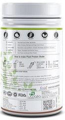 MYHERB Plant Protein Powder | Pea And Brown Rice Protein Powder | Vegan High Protein Powder | 27 gm Protien,21 Vital,6 gm BCCAs |Sugar Free|For Men,Women (500 g (Pack of 1), Chocolate)