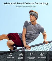 MUSICOZY Sleep Headphones Bluetooth Headband Headphones for Side Sleepers | Sleeping Headbands Wireless Sports Earphones Sweat Resistant Earbuds for Workout Running Cool Gadgets Unique Gifts for Women