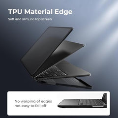 Meyaar Compatible with MacBook Neo Case 13 Inch A3404 with A18 Pro Chip 2026, Transparent Hard Shell Plastic Snap-On Protective Cover (Crystal Clear, for MacBook Neo 13” (A3404))