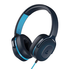 boAt Bassheads 900 Wired On Ear Headphones with Mic (Carbon Black)
