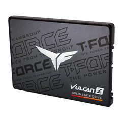 TeamGroup T-Force Vulcan Z 1TB Gaming SSD, Sata III 6Gbps Interface, SLC Cache, 3D NAND TLC, 2.5 Inch Form Factor, Internal Solid State Drive, Speed Up to 550/500 MB/s, High Performance, Low Latency