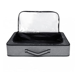 Storite Medium PVC Underbed Storage Bag with Handles Clear Window