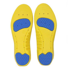 SYGA Memory Foam Orthotic Insoles Shoe Pads Running Shoe Inserts Breathable Insoles for Men Women (Grey,Blue,Yellow)