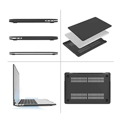 MOSISO Compatible with MacBook Pro 13 inch Case M2 2025, 2024, 2023, 2022-2016 A2338 M1 A2251 A2289 A2159 A1989 A1708 A1706, Plastic Hard Shell&Keyboard Cover&Screen Film&Storage Bag, Serenity Blue