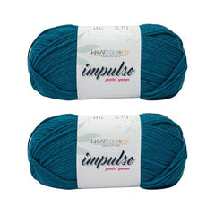 WOAFASHIONS - World of Arts Impulse Hand Knitting & Crochet Yarn, Premium Acrylic, 4 : Medium (Anchor Grey) (100gms / 3.5oz / 200mtr / 218yds)