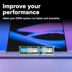 Crucial CT8G4SFS824A 8GB DDR4-2400 PC4-19200 CL-17 SODIMM RAM