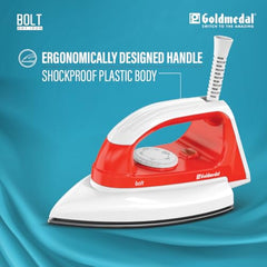 Goldmedal Glide 1100W Dry Iron | Non-stick Weilburger Premium