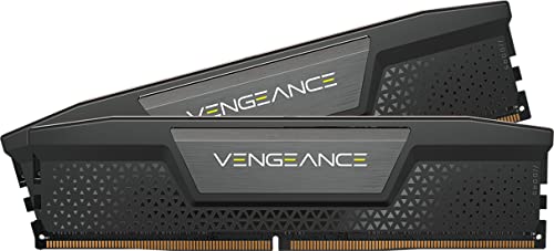 CORSAIR VENGEANCE DDR5 RAM 32GB (2x16GB) 5600MHz CL40-40-40-77 1.25V Intel XMP Desktop Computer Memory - Black (CMK32GX5M2B5600C40)