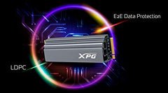 XPG ADATA GAMMIX S70 Blade M.2 NVME 1TB PCIe Gen4x4 2280 Internal Solid State Drive/SSD, Read/Write Speed Up to 7,400/6800 MB/s - (AGAMMIXS70B-1T-CS) Compatible with PC, Laptop and Play Station 5