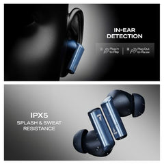 boAt Airdopes Prime 701 ANC, 46dB Hybrid ANC, 50Hr Battery, Real Spatial Audio,Multidevice Connect,App Support, Bluetooth Earbuds, TWS Ear Buds Wireless Earphones with mic (Titanium Blue)
