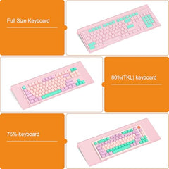Beego Ergonomic Computer Keyboard Stand Holder Clear Acrylic Keyboard Riser Tilted Keyboard Holder Keyboard Tray with Lightpink Non-Slip Strip for Easy Typing at Home School Office Desk Accessories